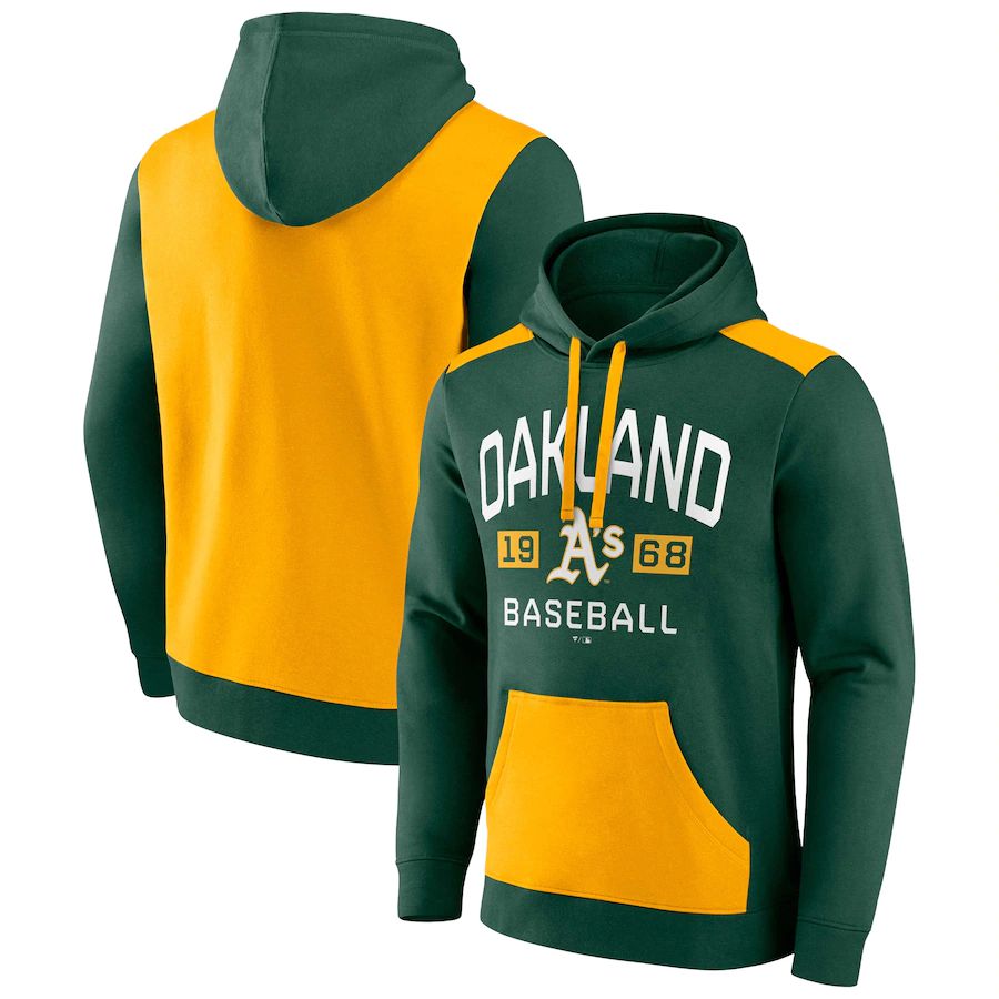 Men 2023 MLB Oakland Athletics green Sweatshirt style 3->oakland athletics->MLB Jersey